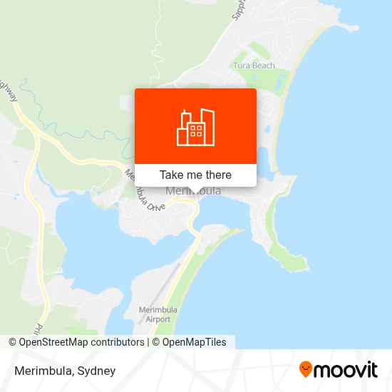 Mapa Merimbula