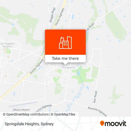 Springdale Heights map