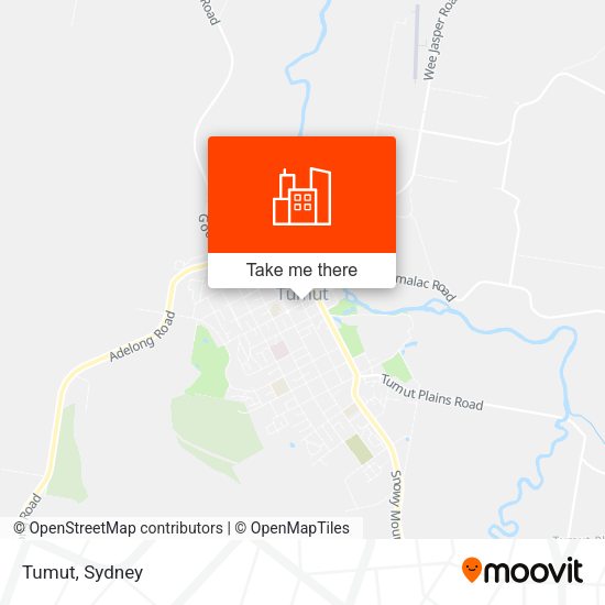 Tumut map