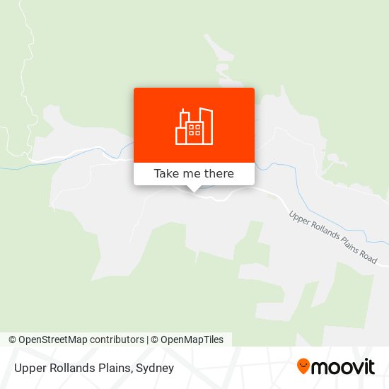 Upper Rollands Plains map