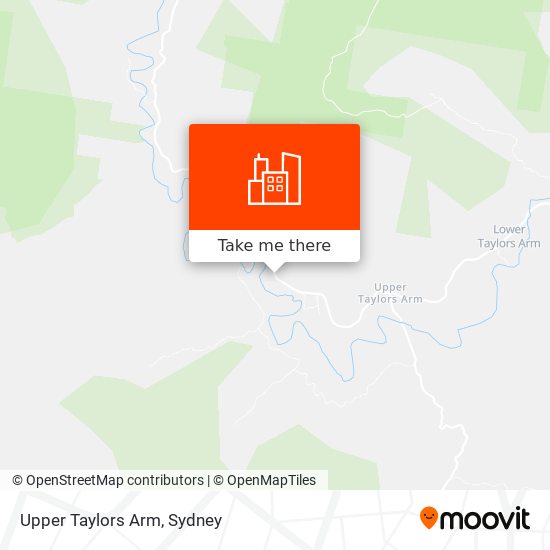 Upper Taylors Arm map