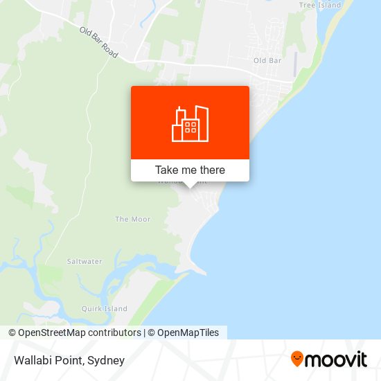 Wallabi Point map