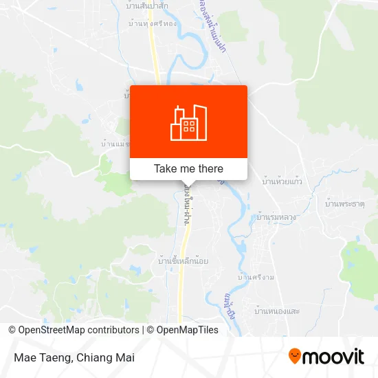 Mae Taeng map