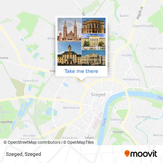 Szeged map