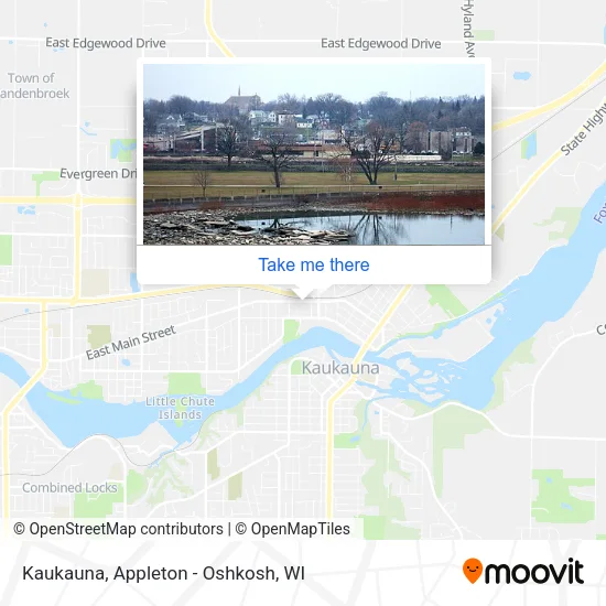 Kaukauna map