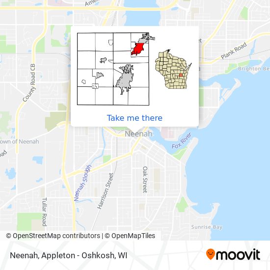 Neenah map