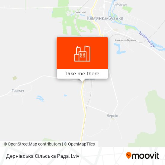 Дернівська Сільська Рада map