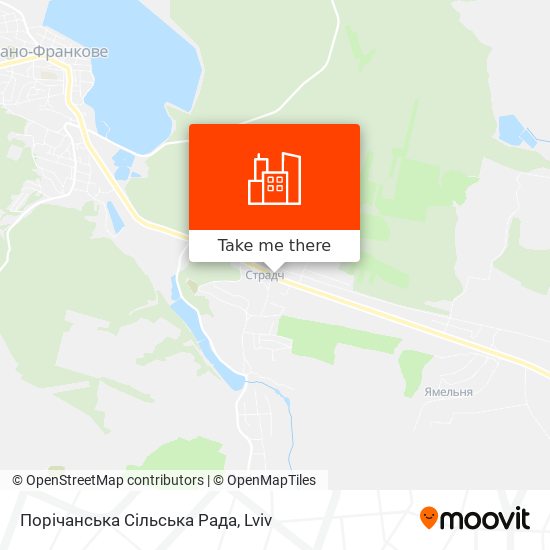 Порічанська Сільська Рада map