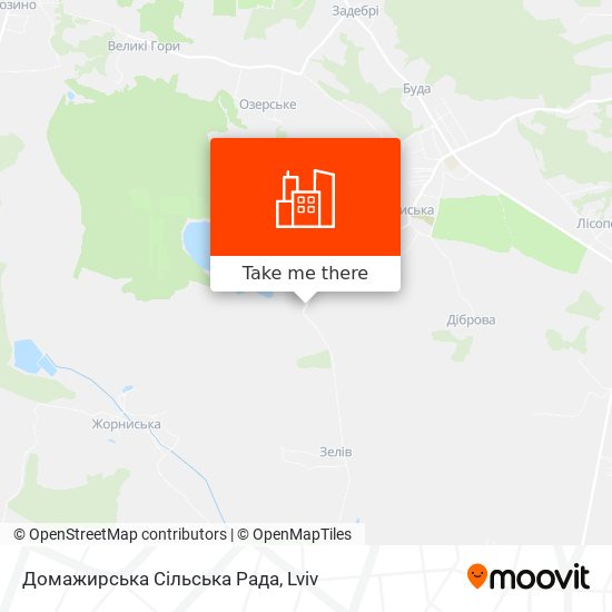 Домажирська Сільська Рада map