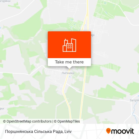 Поршнянська Сільська Рада map