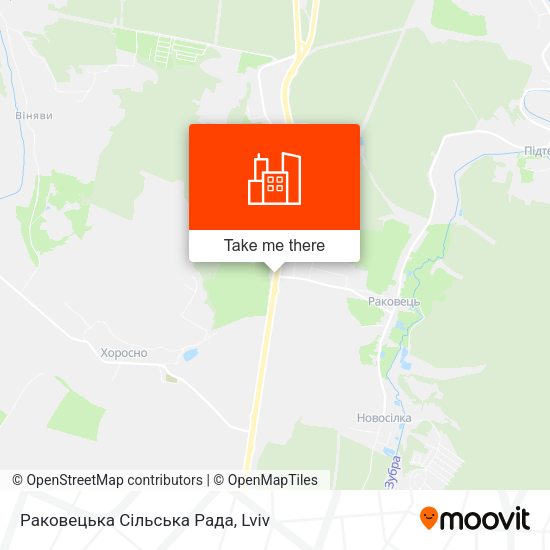 Раковецька Сільська Рада map