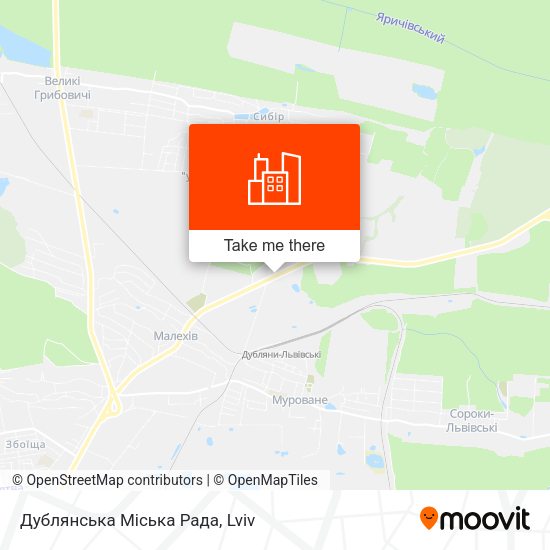 Карта Дублянська Міська Рада