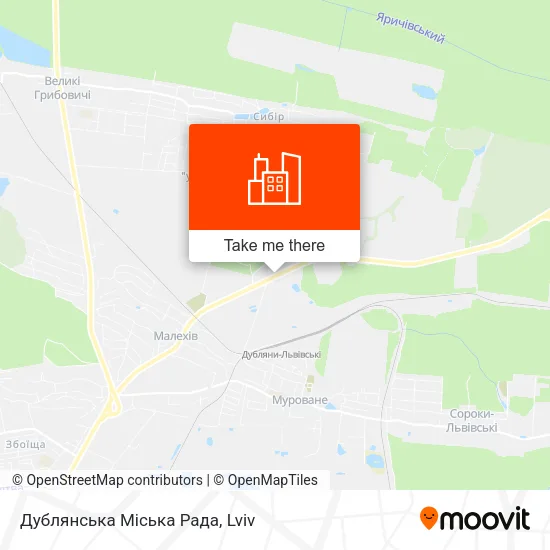 Дублянська Міська Рада map