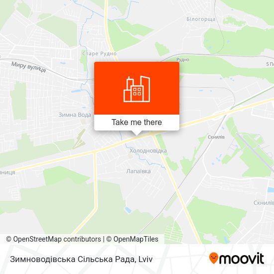 Зимноводівська Сільська Рада map