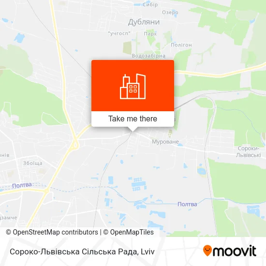 Сороко-Львівська Сільська Рада map