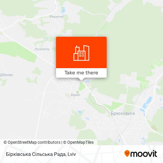 Бірківська Сільська Рада map