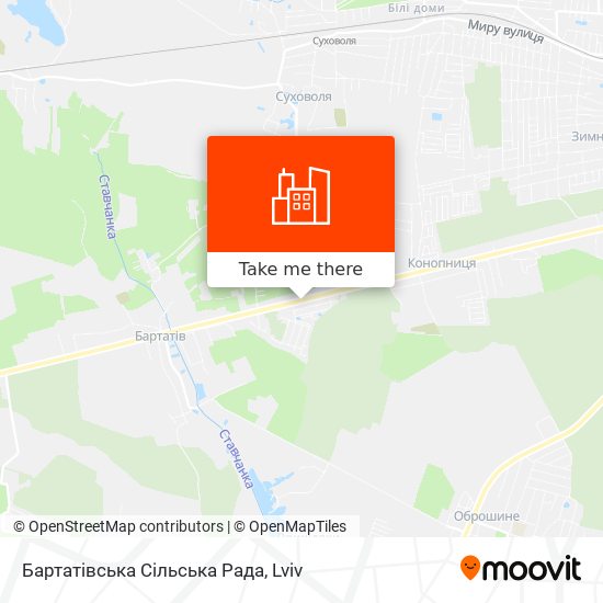 Бартатівська Сільська Рада map