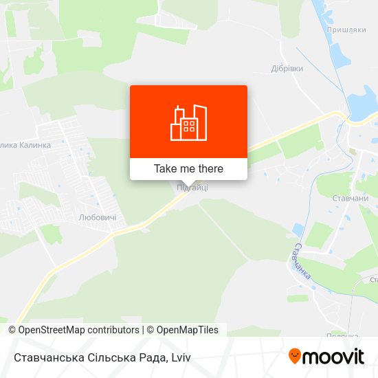 Ставчанська Сільська Рада map