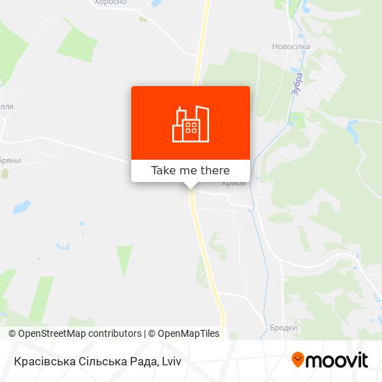 Красівська Сільська Рада map