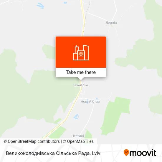 Великоколоднівська Сільська Рада map