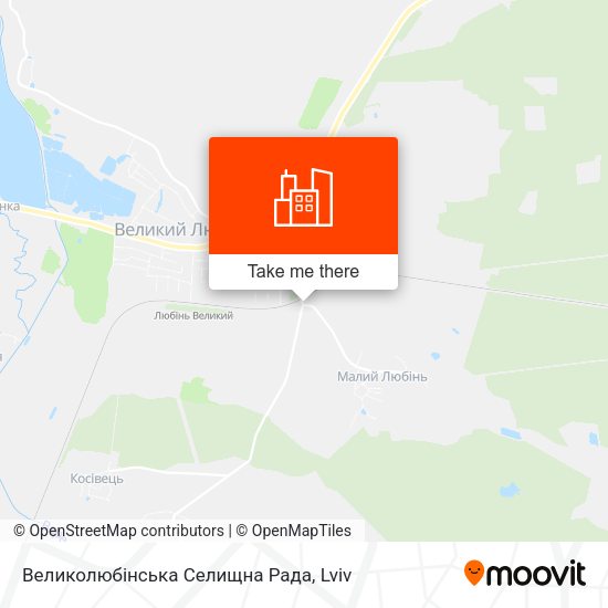 Великолюбінська Селищна Рада map