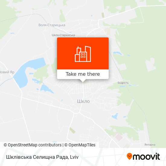 Шклівська Селищна Рада map