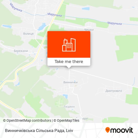 Винничківська Сільська Рада map