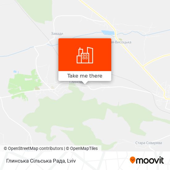 Глинська Сільська Рада map