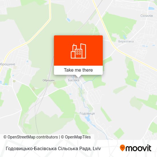 Годовицько-Басівська Сільська Рада map