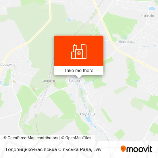 Годовицько-Басівська Сільська Рада map