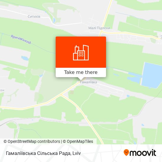 Гамаліївська Сільська Рада map