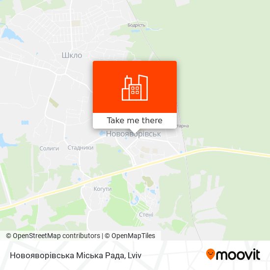 Новояворівська Міська Рада map