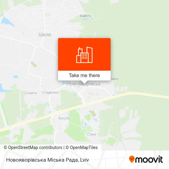 Новояворівська Міська Рада map