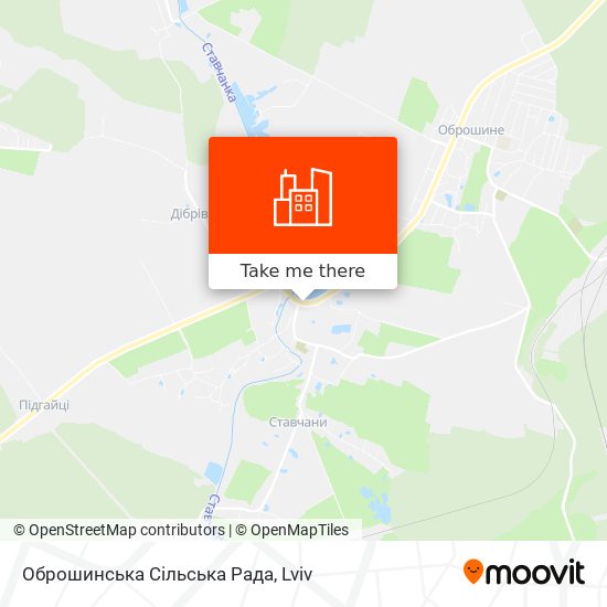 Оброшинська Сільська Рада map