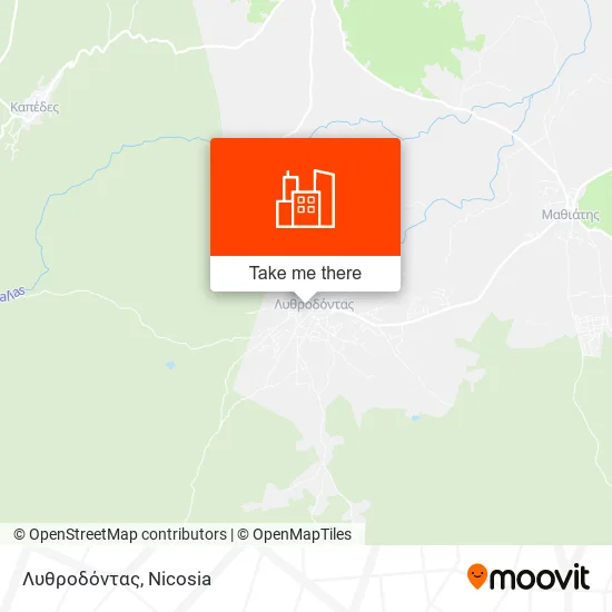 Λυθροδόντας map