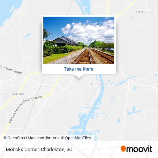 Moncks Corner map