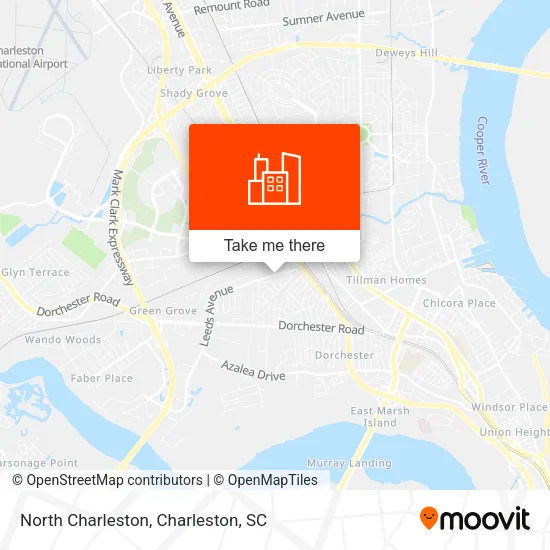North Charleston map