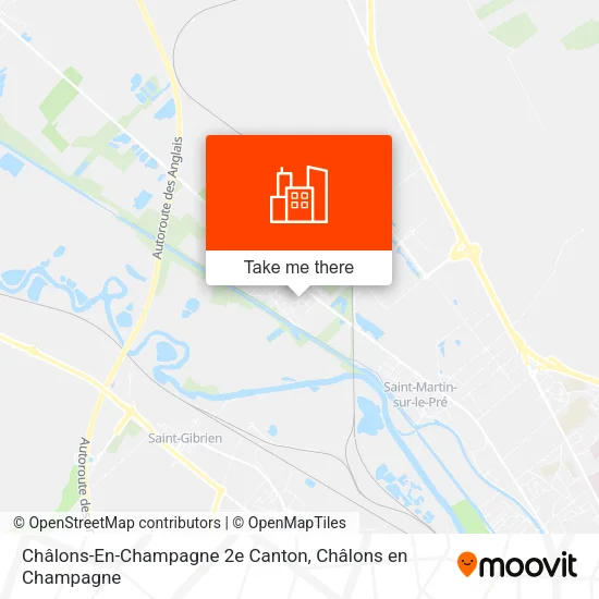 Châlons-En-Champagne  2e  Canton map