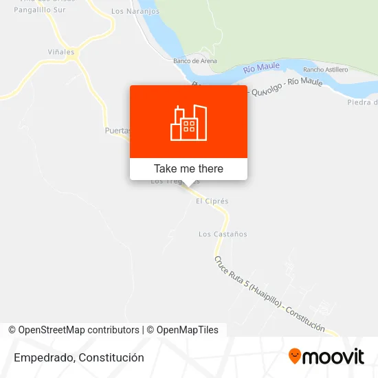 Empedrado map