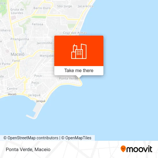 Ponta Verde map