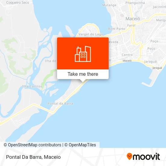 Pontal Da Barra map