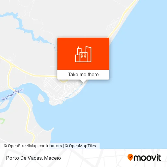 Porto De Vacas map