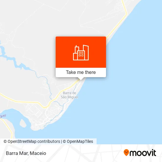 Barra Mar map