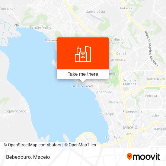 Bebedouro map