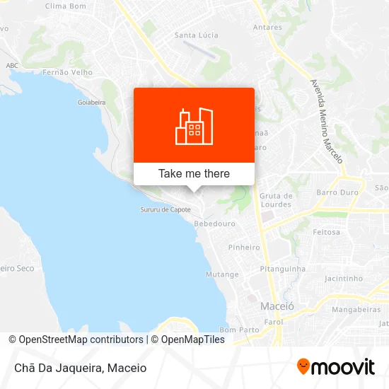 Chã Da Jaqueira map