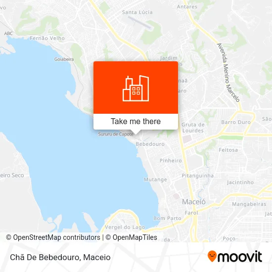 Chã De Bebedouro map