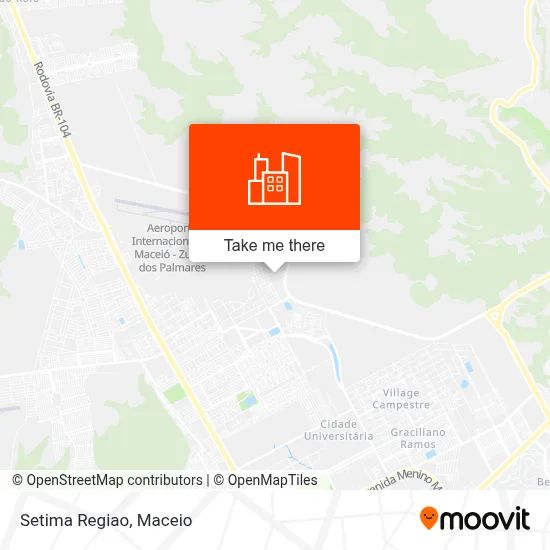 Setima Regiao map