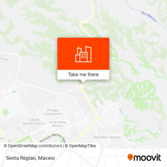 Sexta Regiao map