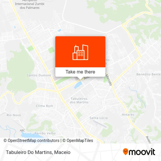 Tabuleiro Do Martins map