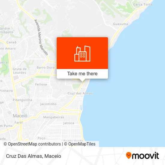 Cruz Das Almas map